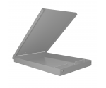 Aluminum Storage Clipboard - Silver